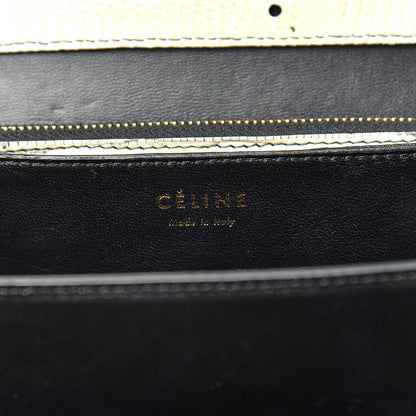 Celine Lizard Medium Classic Box Flap Bag Natural 6 of 9