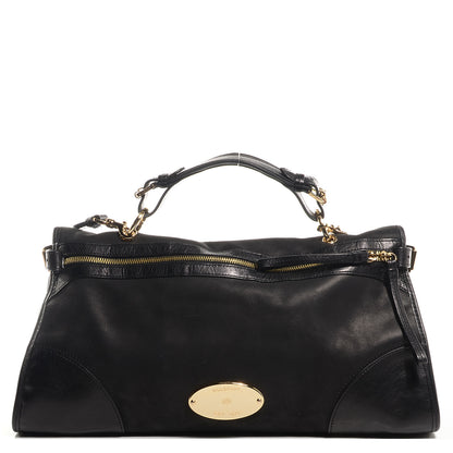 Mulberry Smooth Leather Taylor Satchel Black 1 of 11