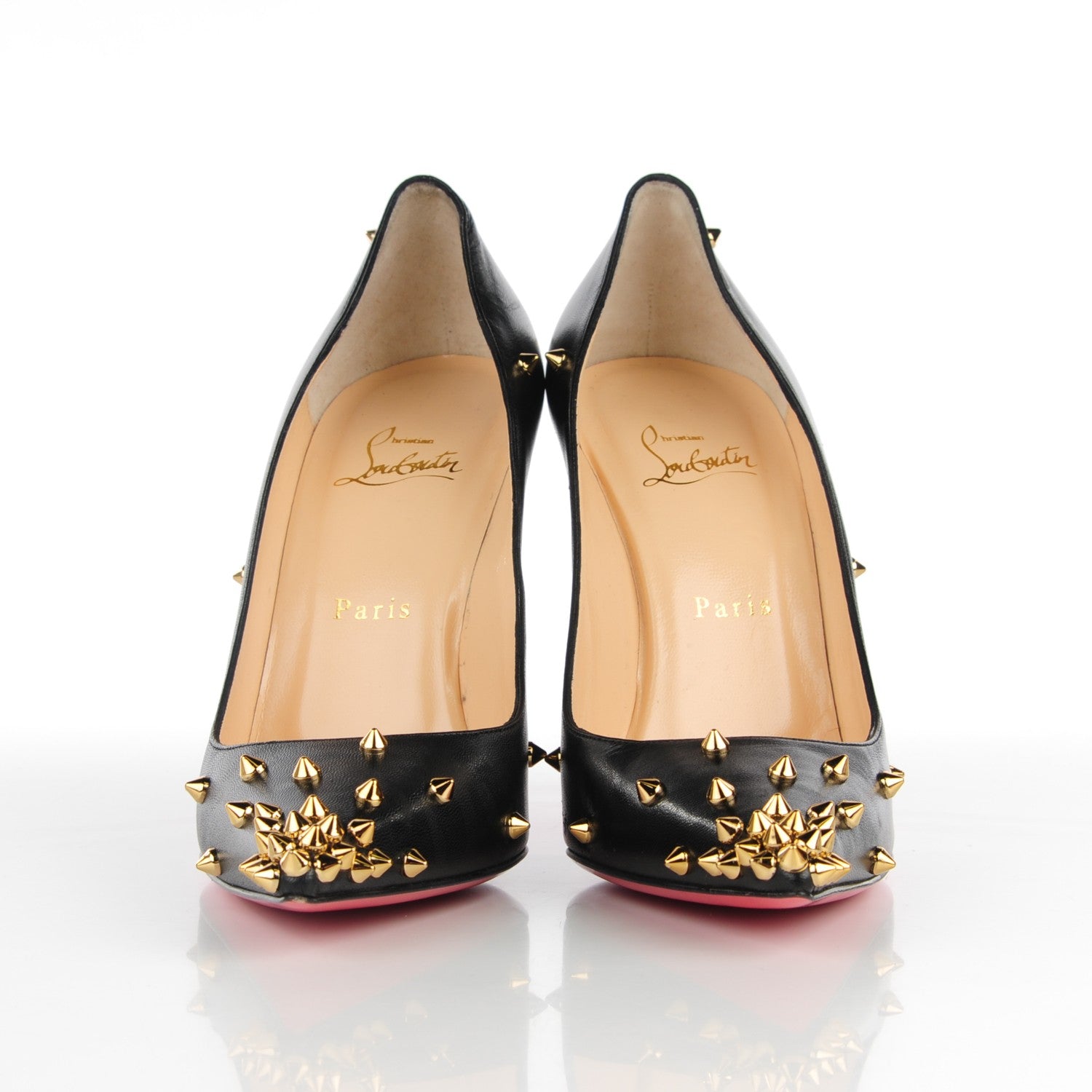 Christian Louboutin Kid Degraspike 120 Pumps 39.5 Black 2 of 8