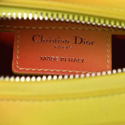 Christian Dior Box Calfskin Gradient Small Diorissimo Yellow Orange 7 of 9