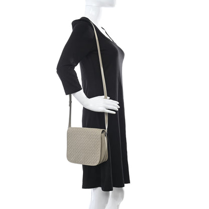 Bottega Veneta Nappa Intrecciato Mini Flap Crossbody Porridge 2 of 11