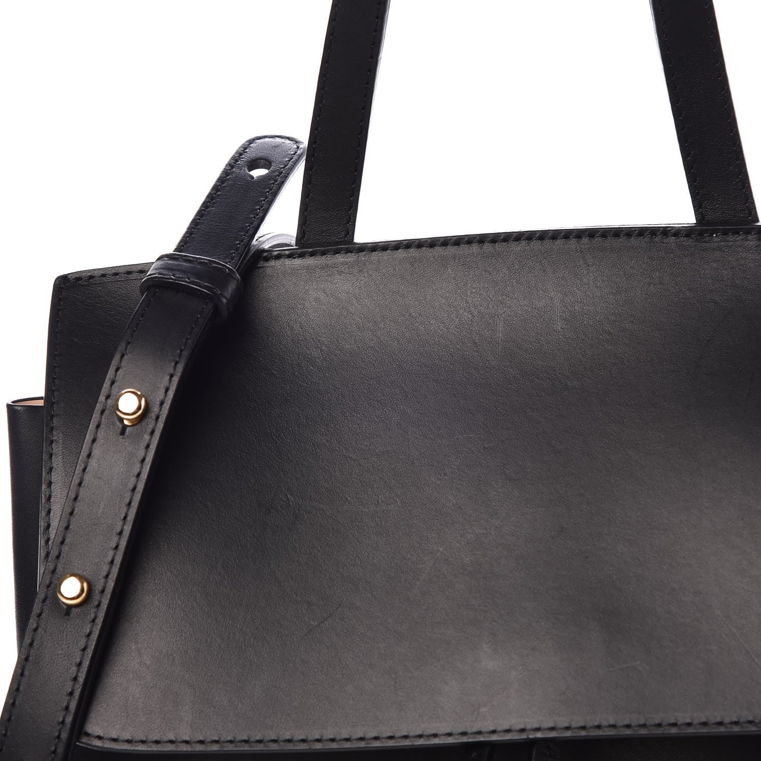 Mansur Gavriel Calfskin Mini Lady Bag Black Ballerina 9 of 10