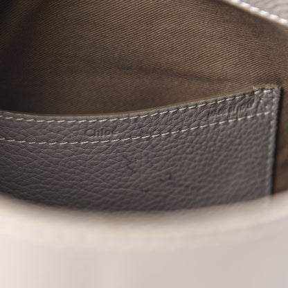Chloe Calfskin Medium Marcie Round Crossbody Bag Cashmere Grey 8 of 10