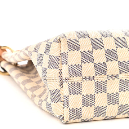 Louis Vuitton Damier Azur Graceful PM Rose Ballerine 9 of 13