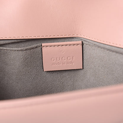 Gucci Calfskin Matelasse Mini GG Marmont Shoulder Bag Perfect Pink 5 of 9