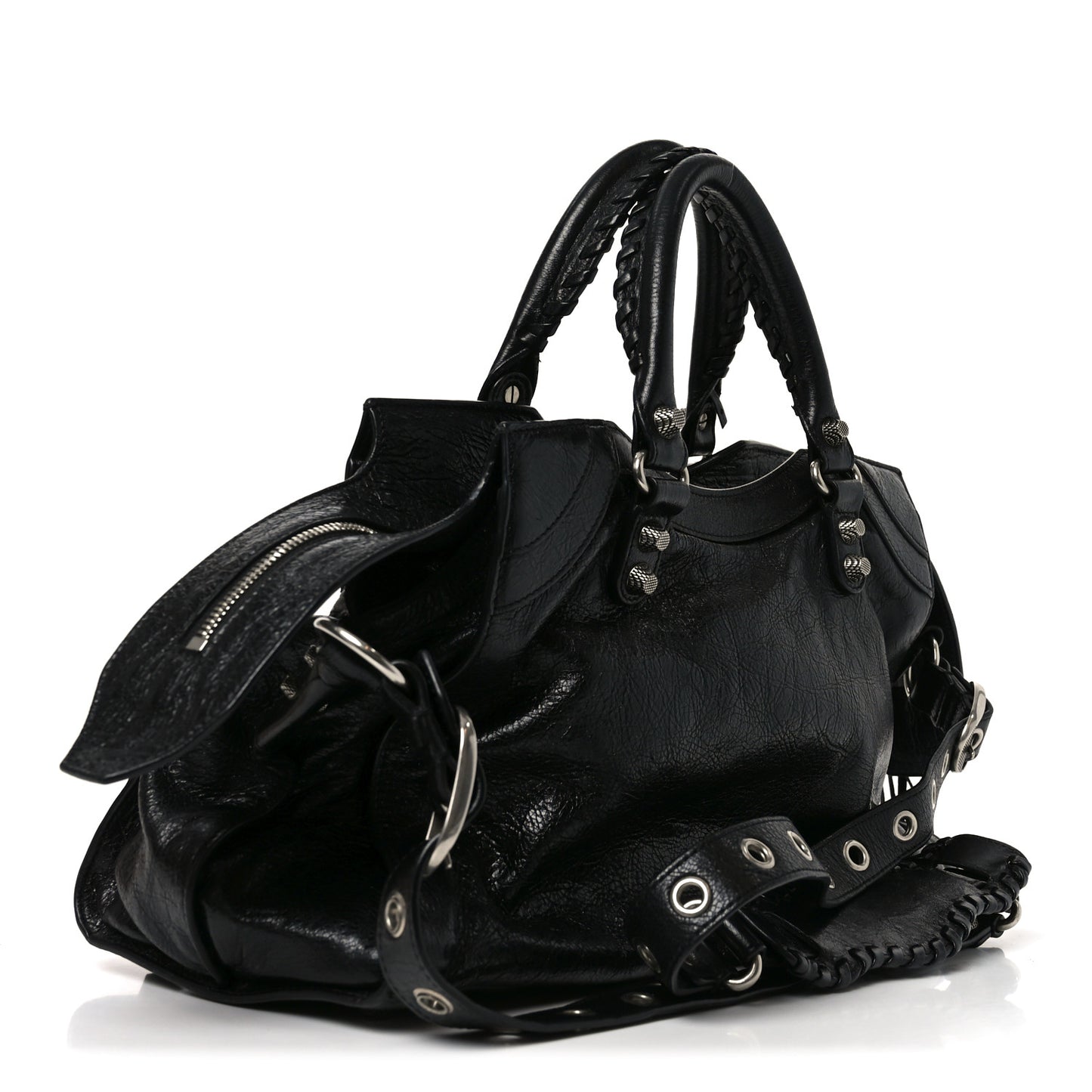Agneau Arena Neo Cagole City Handbag Black