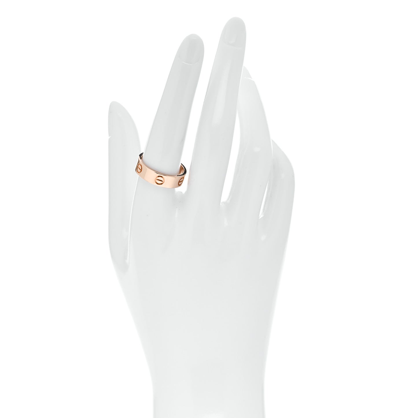 18K Pink Gold 5.5mm LOVE Ring 57 8