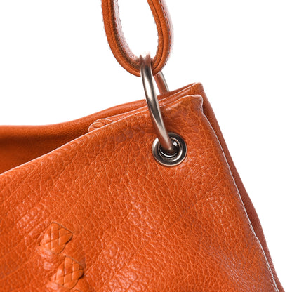 Bottega Veneta Nappa Intrecciato Aquilone Fortune Cookie Hobo Orange 10 of 10