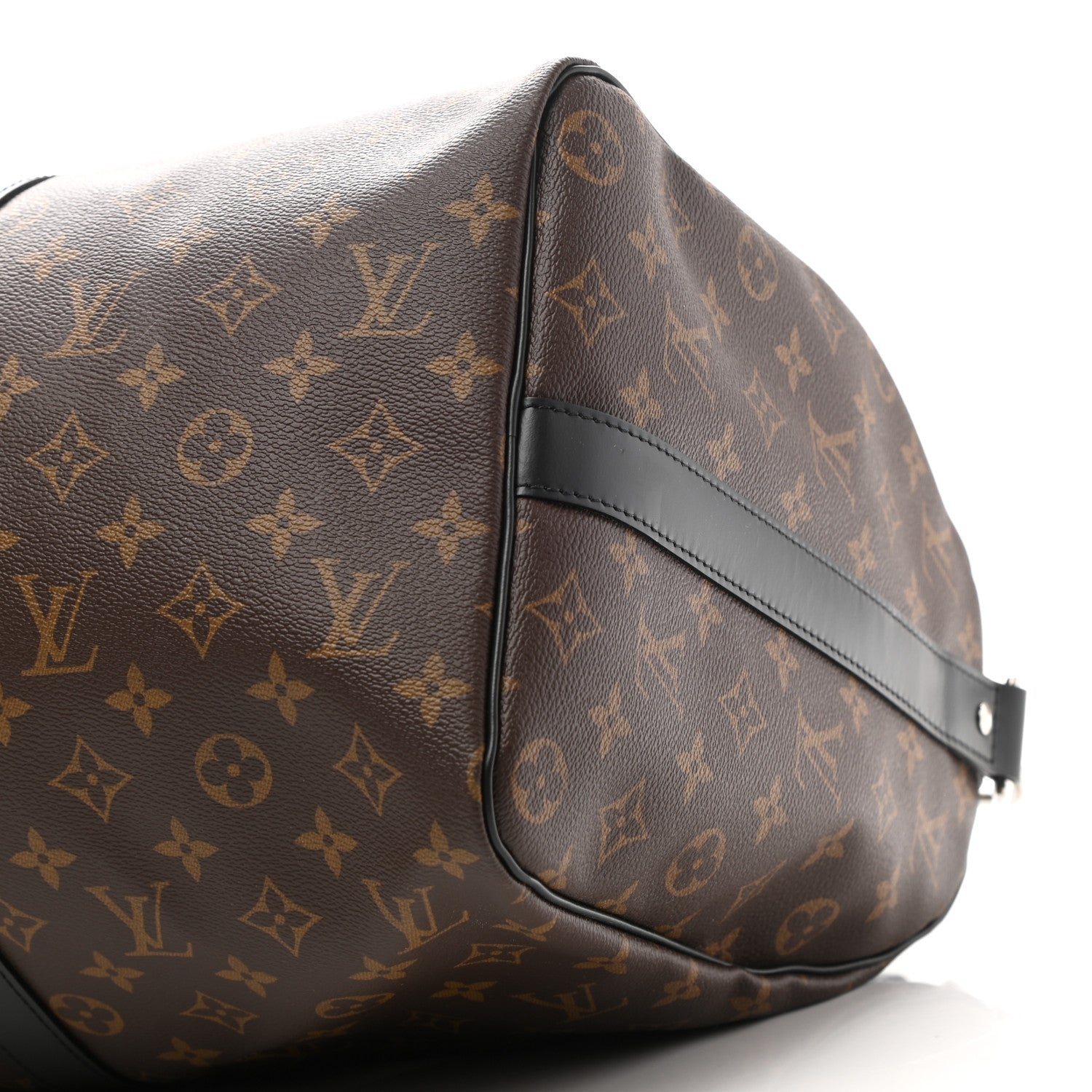 Louis Vuitton Monogram Macassar Keepall Bandouliere 45 9 of 13