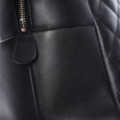 Chanel Calfskin Quilted Feather Weight Bowling Bag Black 19 of 19