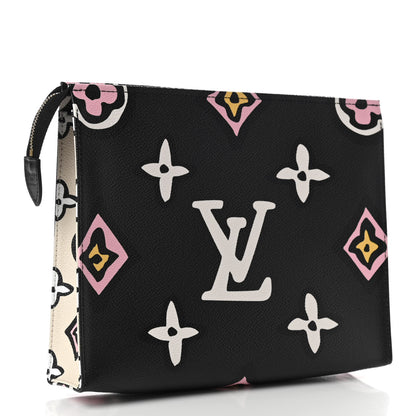 Louis Vuitton Monogram Giant Wild At Heart Toiletry Pouch 26 Black 3 of 6