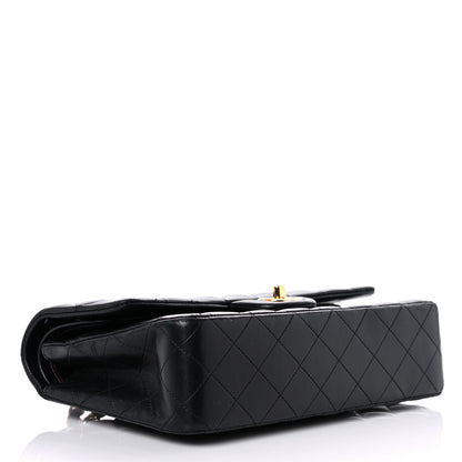 Chanel Lambskin Quilted Medium Double Flap Black 4 of 16