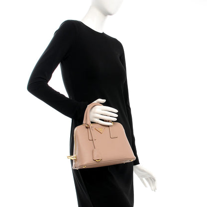 Prada Saffiano Vernice Small Promenade Tote Cammeo 3 of 8