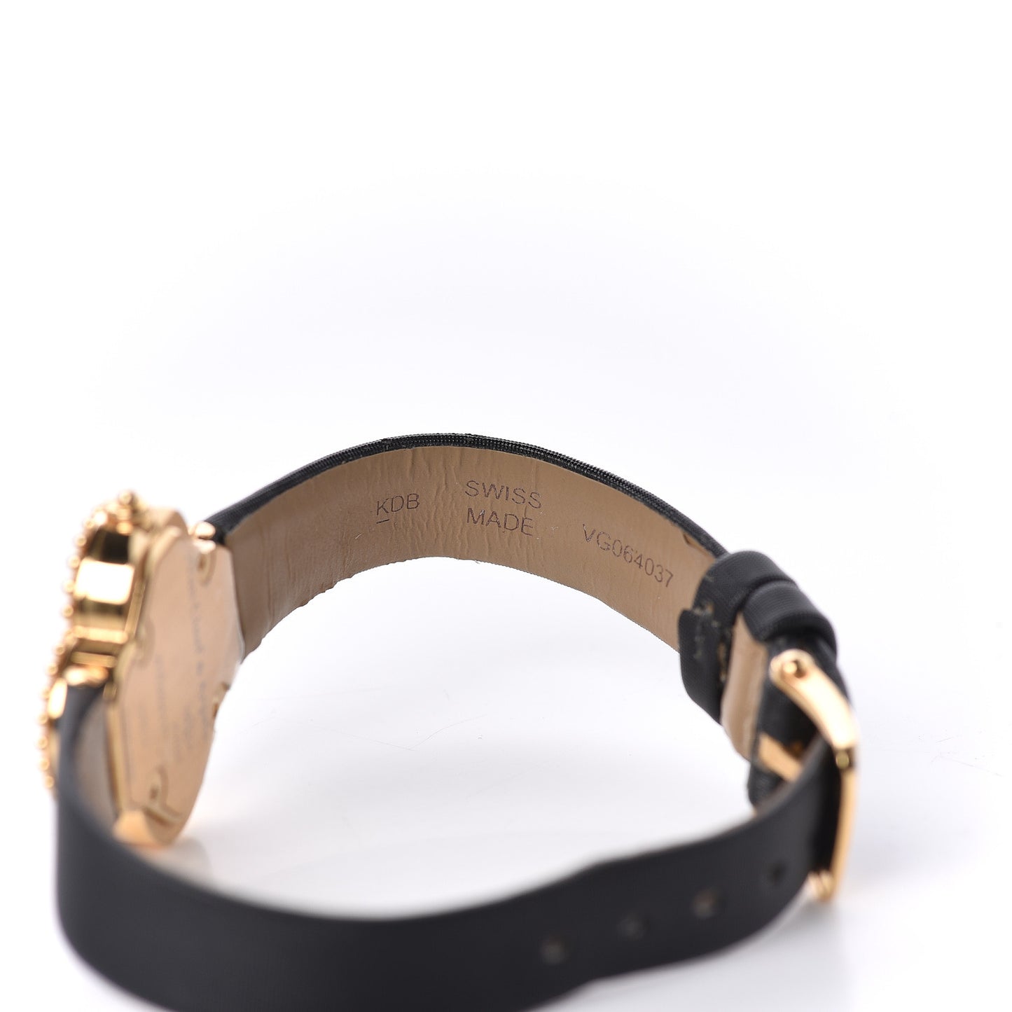 18K Yellow Gold Satin Onyx 26mm Alhambra Quartz Watch
