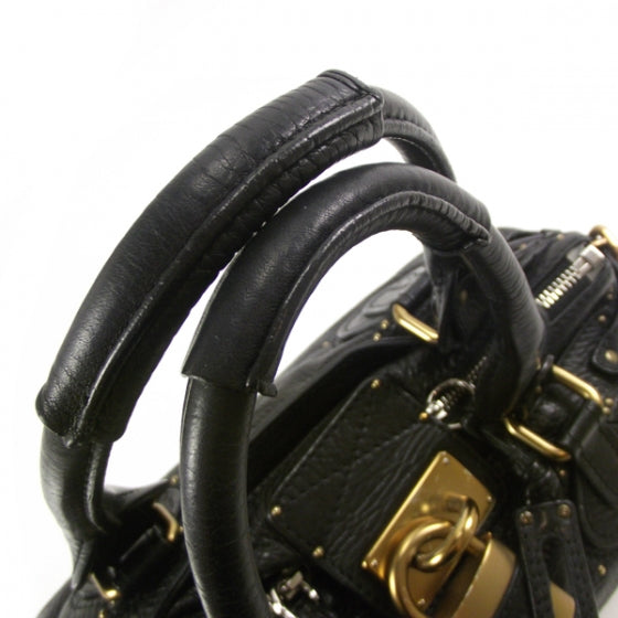 Leather Paddington Black