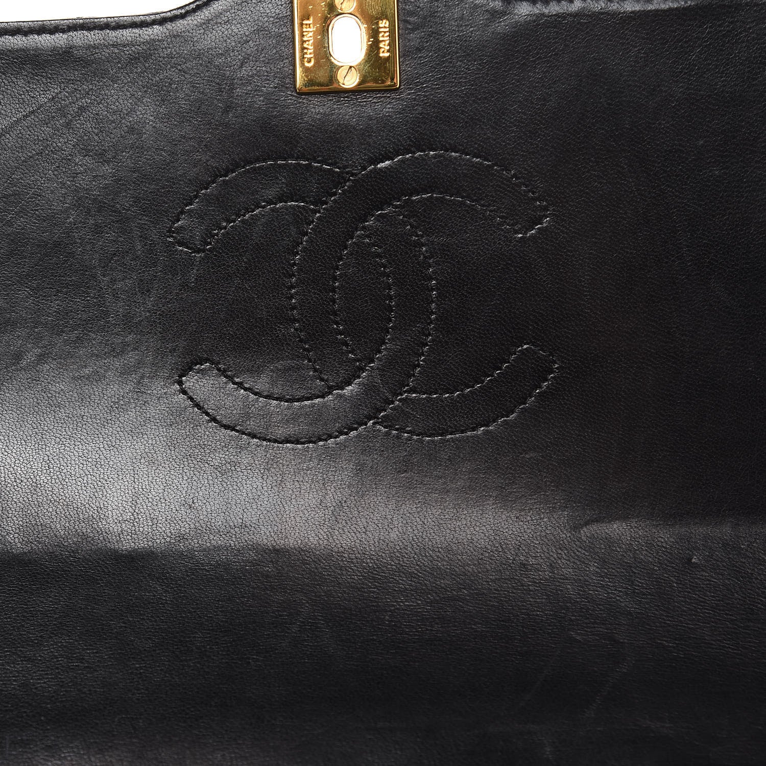 Chanel Lambskin Quilted Medium Single Flap Black 13 of 18