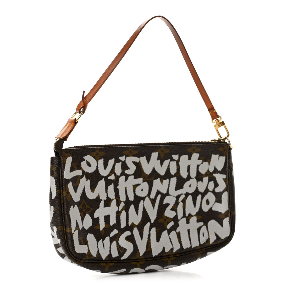 Monogram Graffiti Pochette Accessories Silver