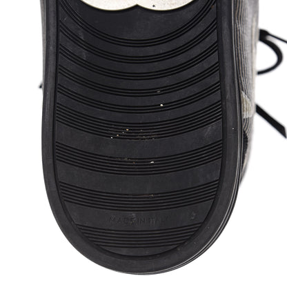Chanel Suede Mens High Top Sneakers 43 Black Gold 7 of 14