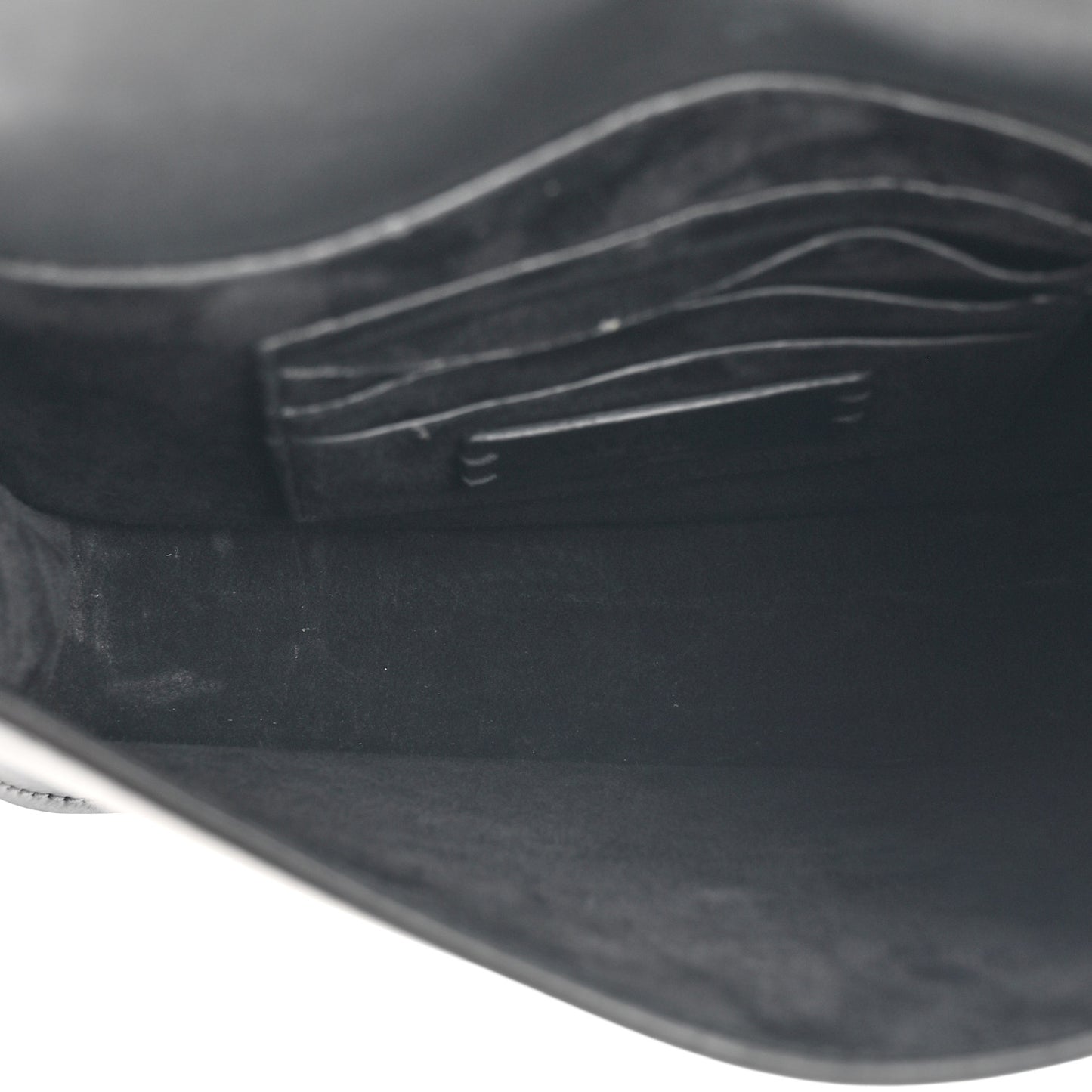 Smooth Calfskin Small Supervee Crossbody Bag Black