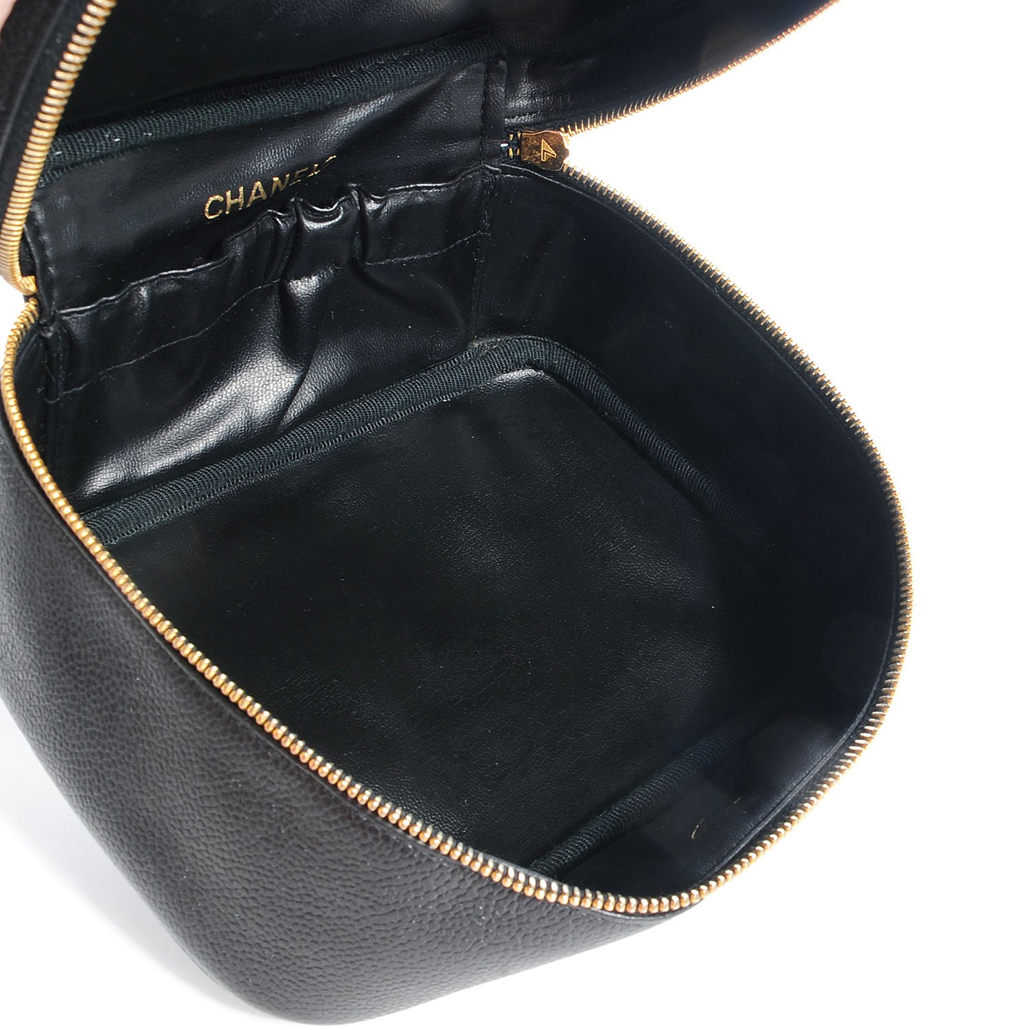 Chanel Caviar Cosmetic Case Black 5 of 9