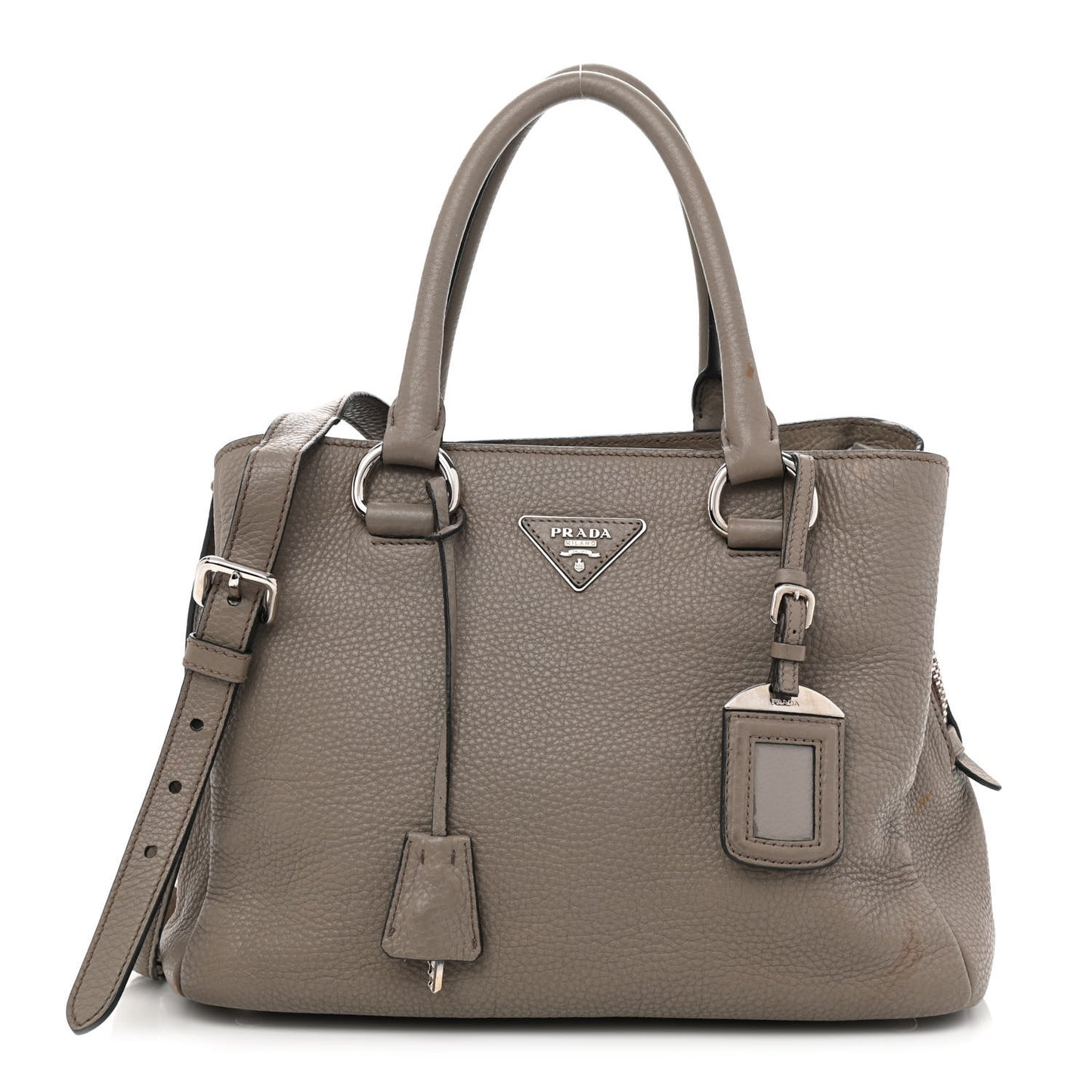 Vitello Phenix Top Handle Bag Argilla