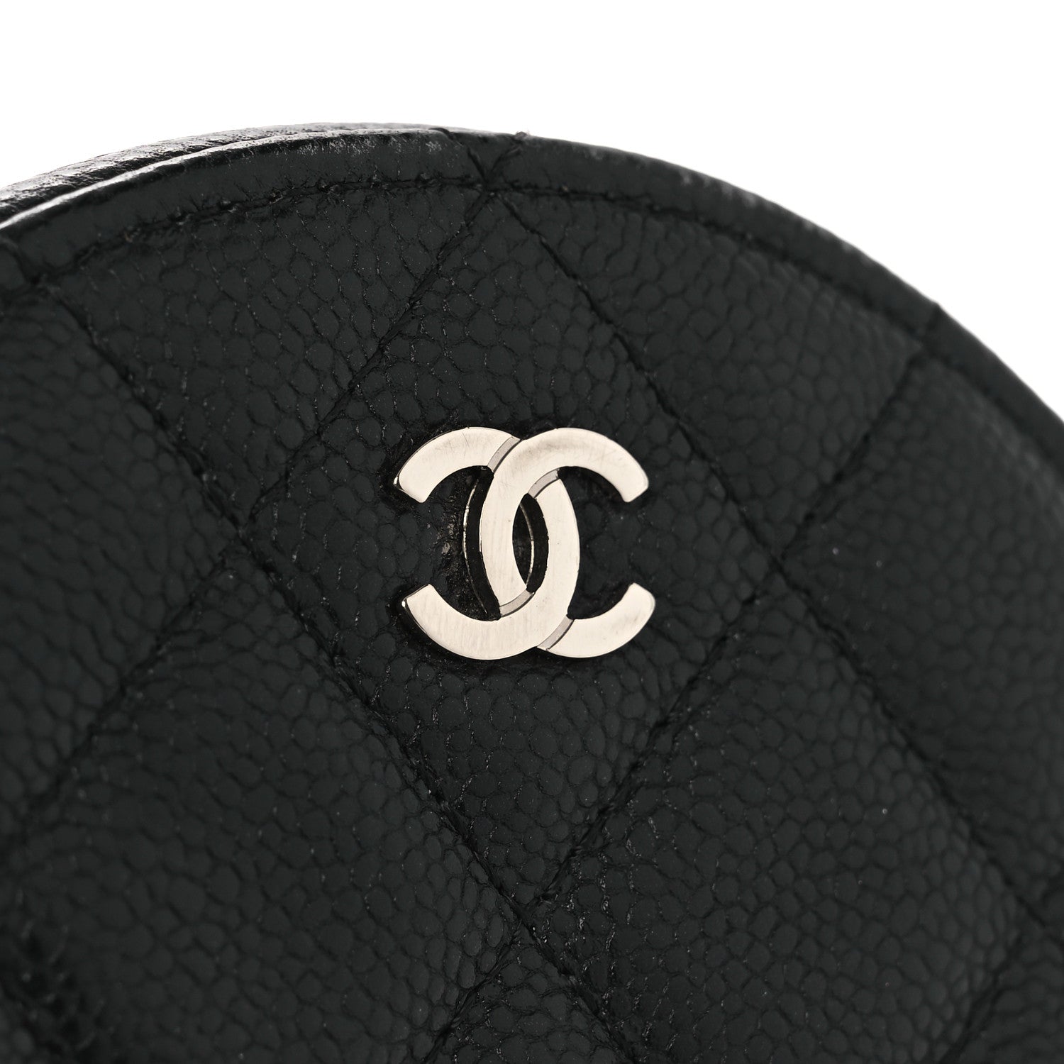 Chanel Caviar Quilted Round Clutch With Chain Black 11 of 11