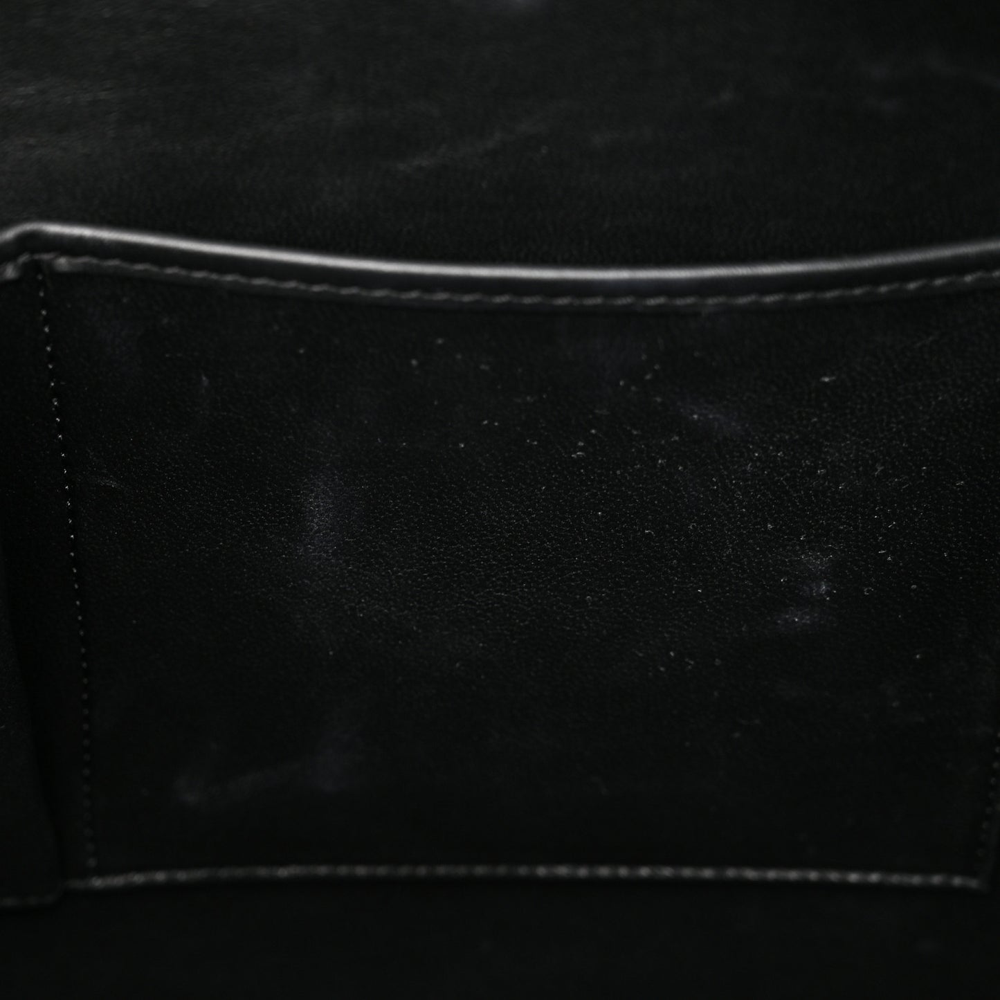 Smooth Calfskin Goat Fur Mini Luggage Brown