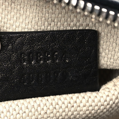 Gucci Pebbled Calfskin Studded Small Soho Disco Bag Black 7 of 10