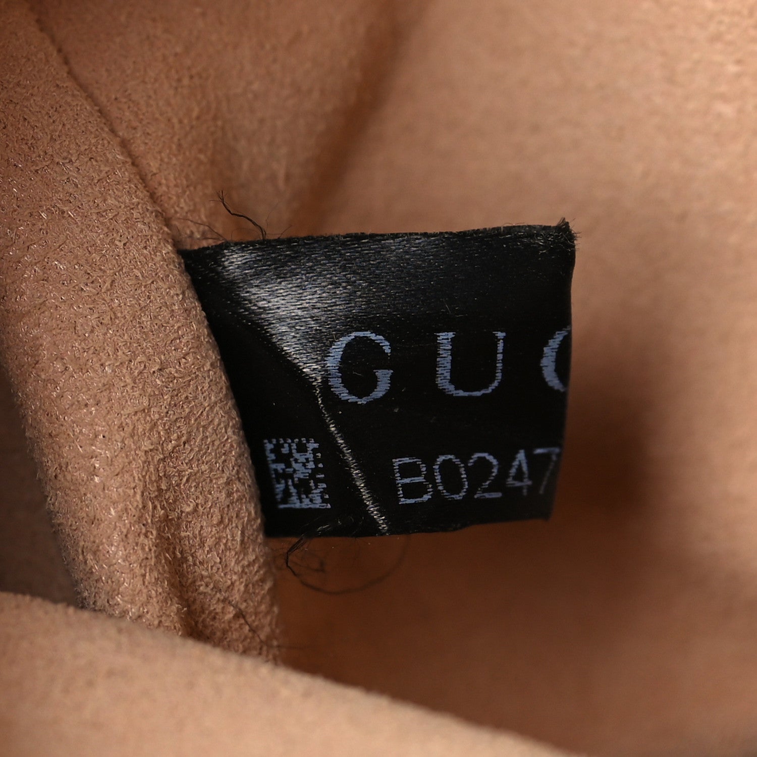 Gucci Calfskin Matelasse Mini GG Marmont Chain Shoulder Bag Black 8 of 8