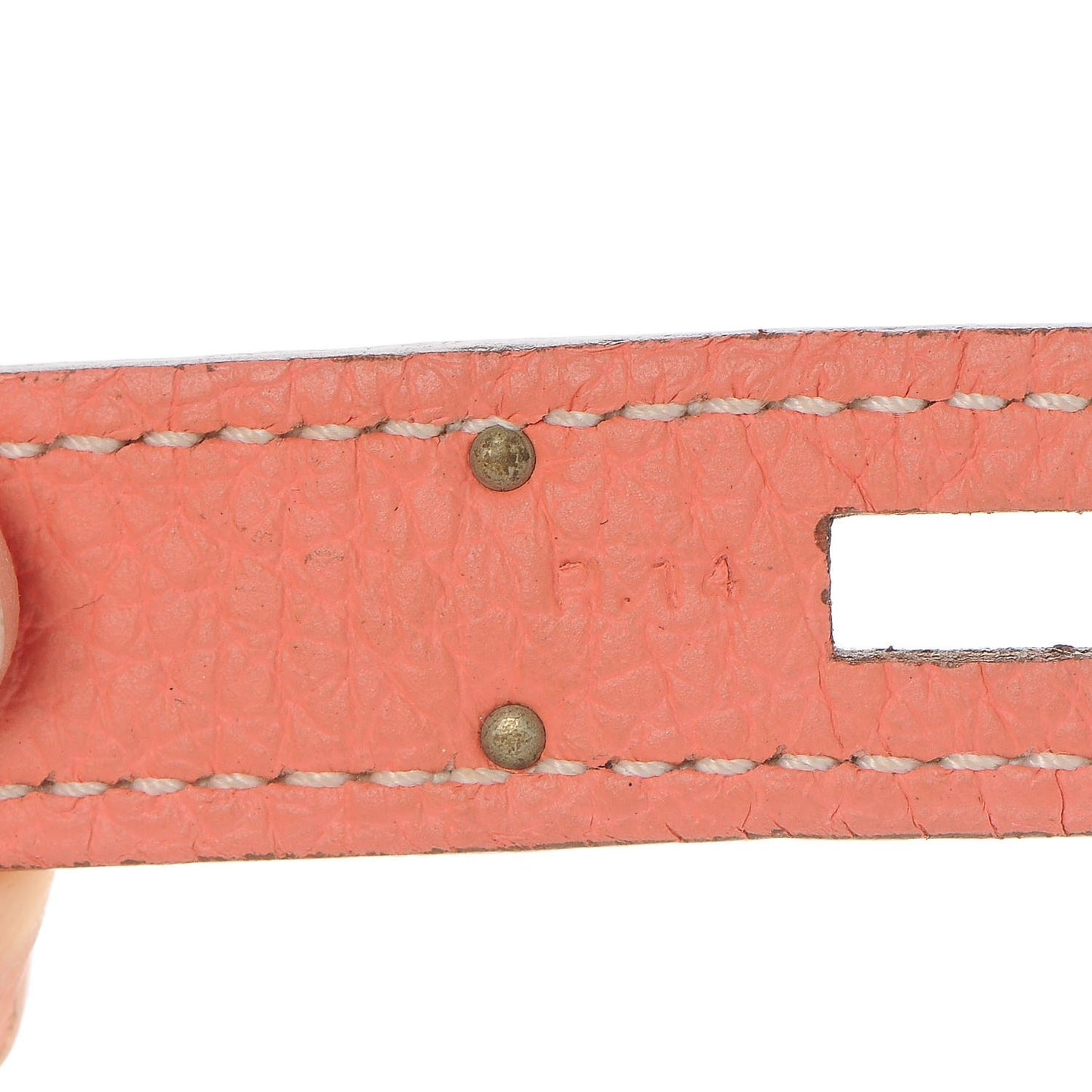 Taurillon Clemence Birkin 30 Crevette