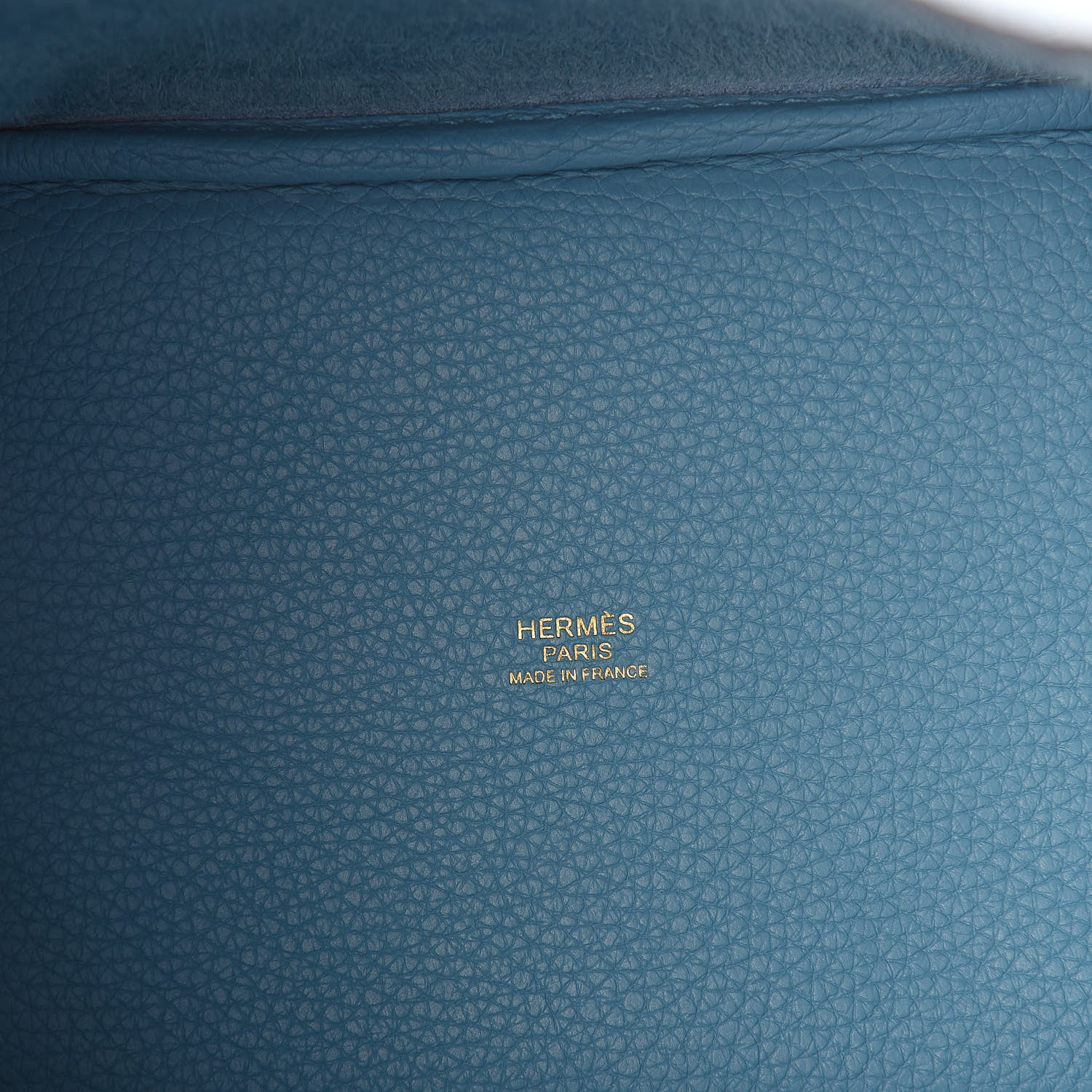 Hermes Taurillon Clemence Picotin Lock 18 PM Bleu Du Nord 6 of 10