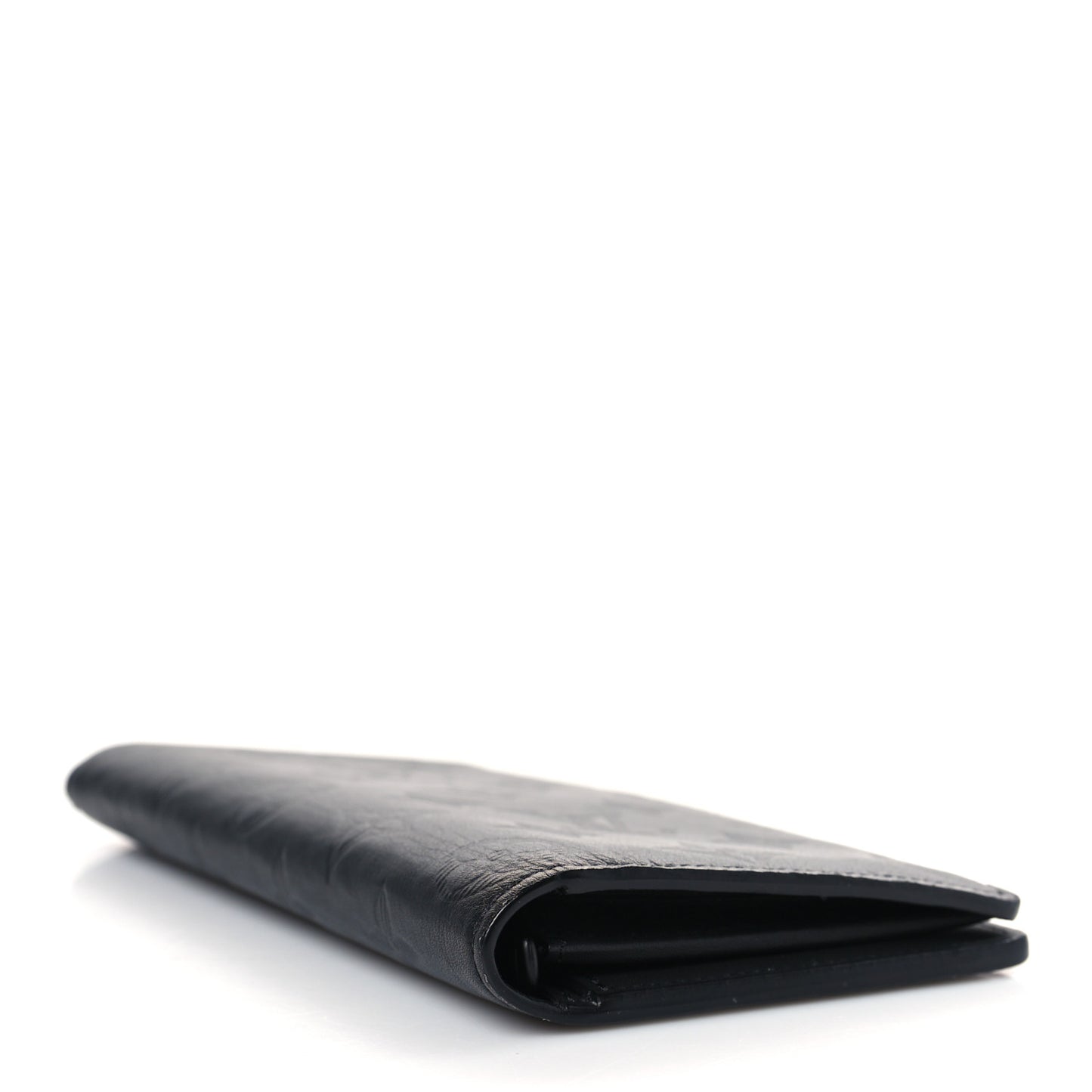 Calfskin Monogram Shadow Brazza Wallet Black