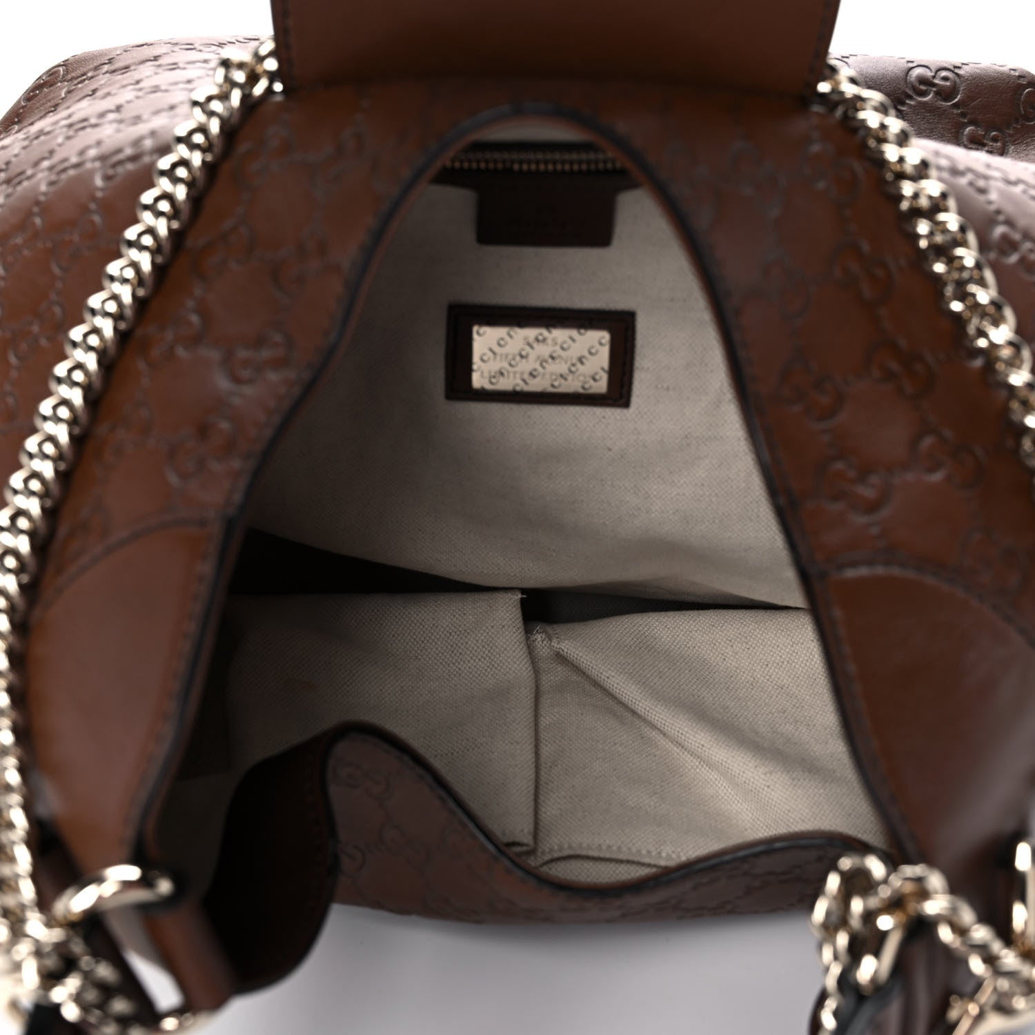 Gucci Guccissima Medium Emily Hobo Brown 4 of 12