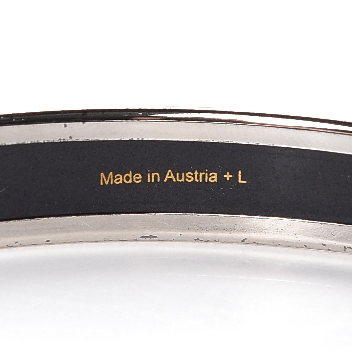 Hermes Enamel Printed Narrow Bracelet 65 5 of 5