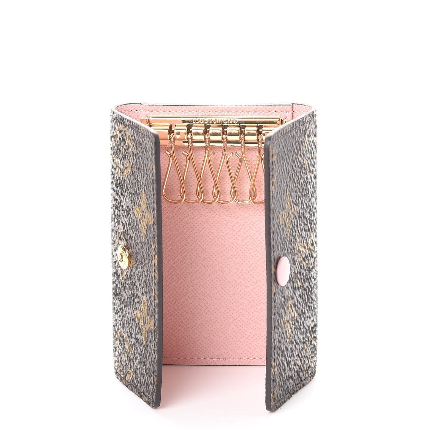 Monogram Multicles 6 Key Holder Rose Ballerine