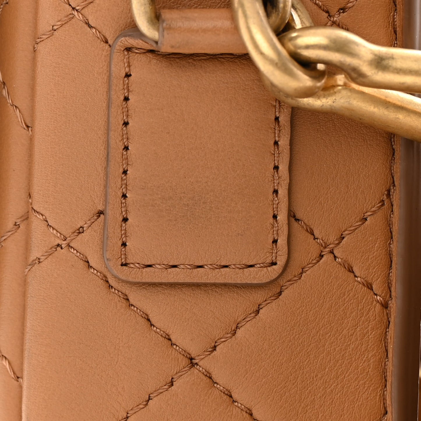 Calfskin Quilted Multi Pouching Flap And Coin Purse Beige