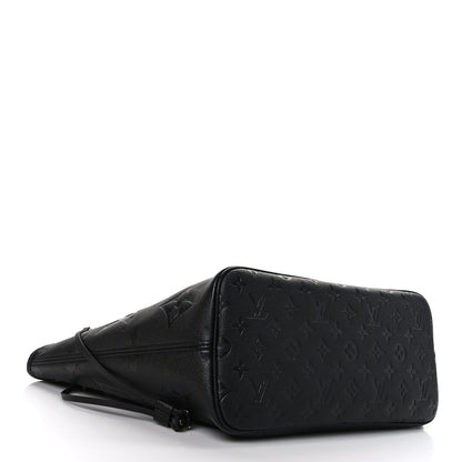 Louis Vuitton Empreinte Monogram Giant Neverfull MM Black 3 of 7