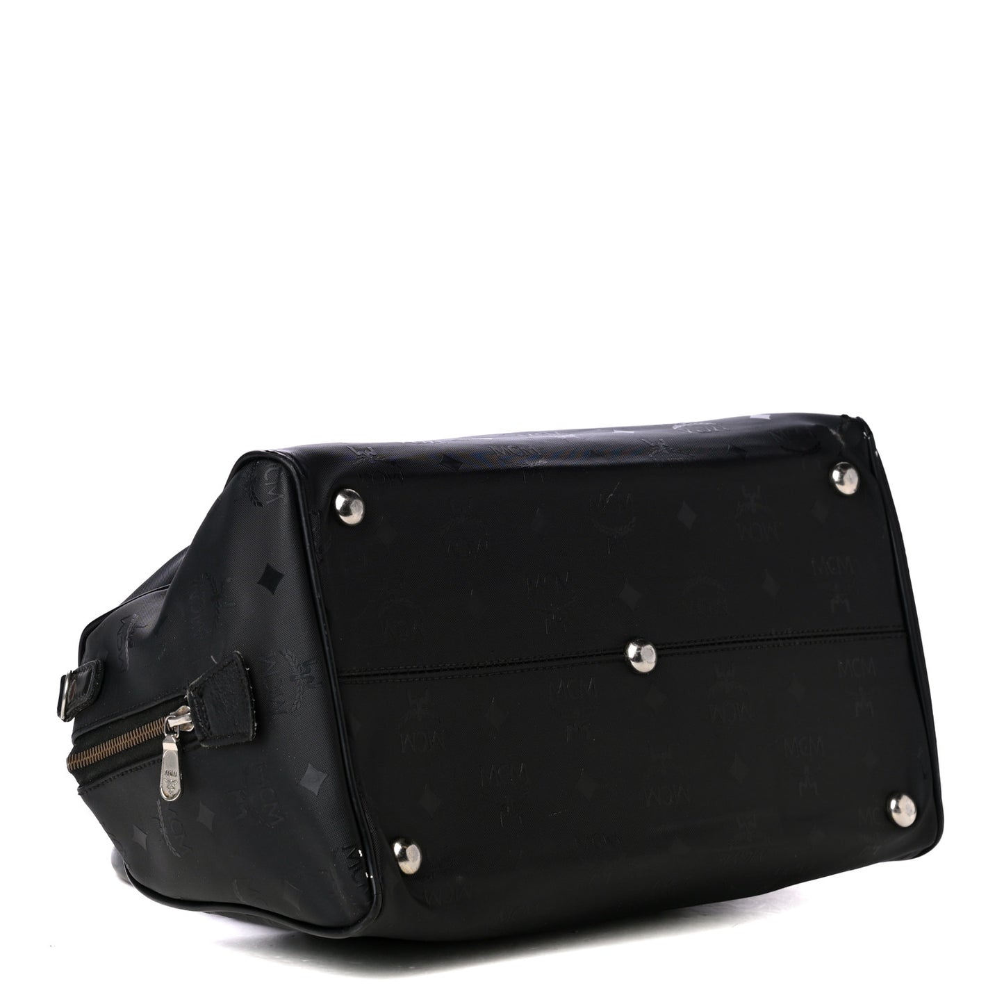 Nylon Monogram Boston Bag Black
