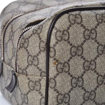 Gucci GG Supreme Monogram Toiletry Case Dark Brown 9 of 9