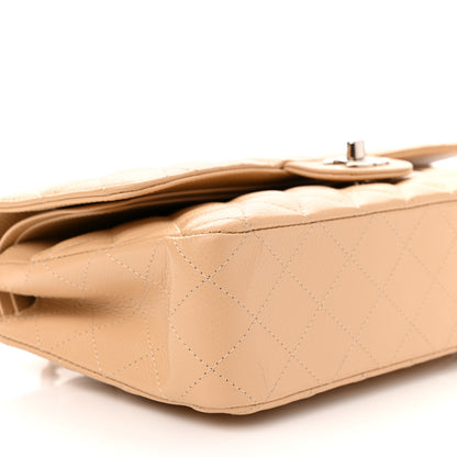 Chanel Caviar Quilted Medium Double Flap Beige 7 of 8