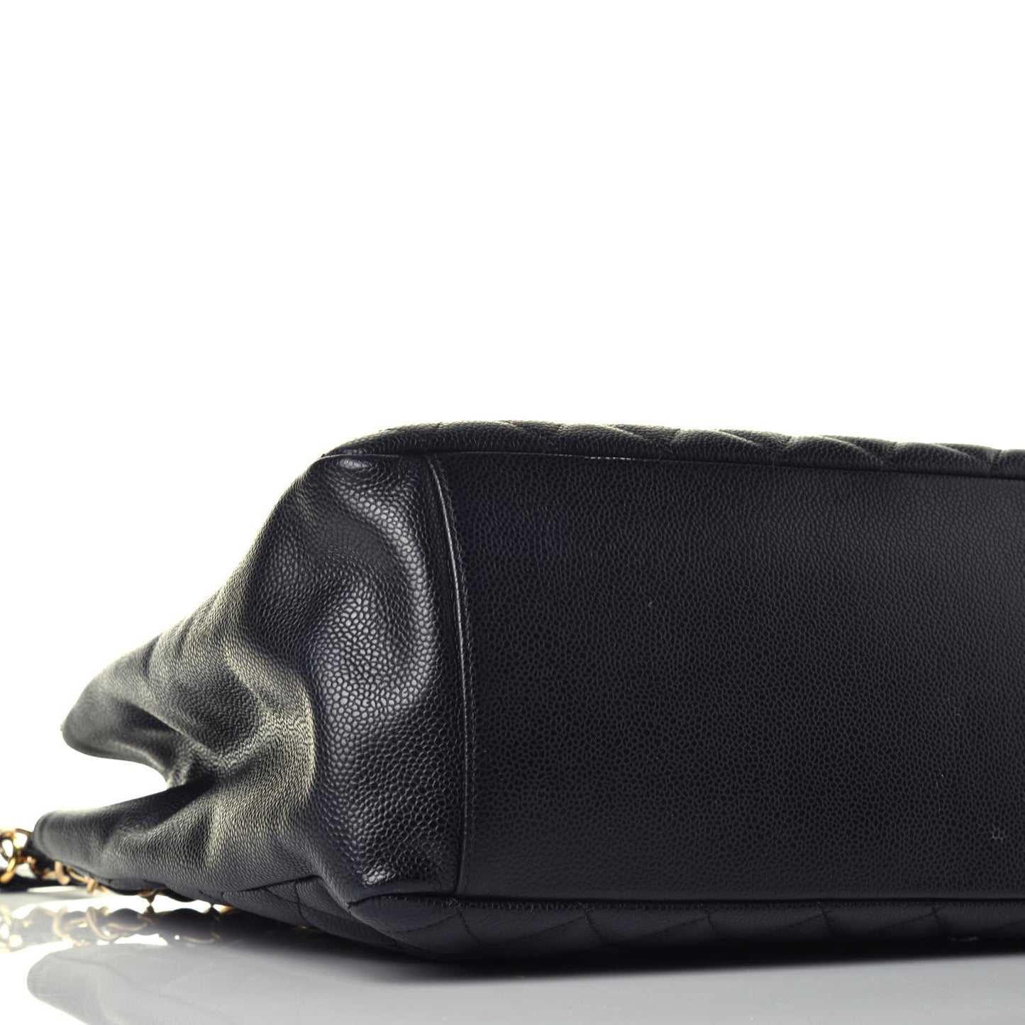 Caviar Quilted Grand Shopping Tote GST Black