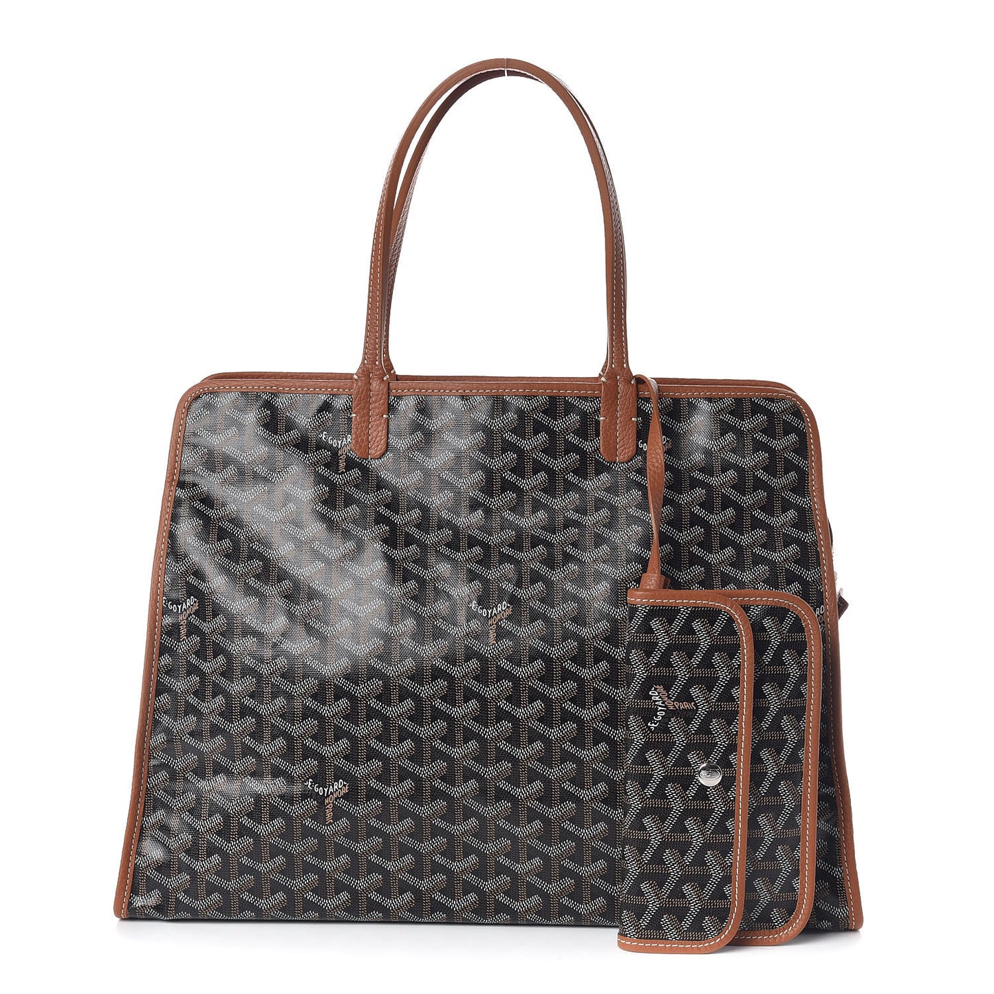 Goyardine Sac Hardy Pet Carrier PM Black Gold