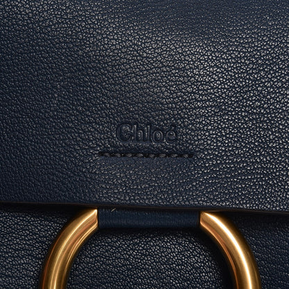 Chloe Calfskin Small Faye Shoulder Bag Denim Blue 7 of 8