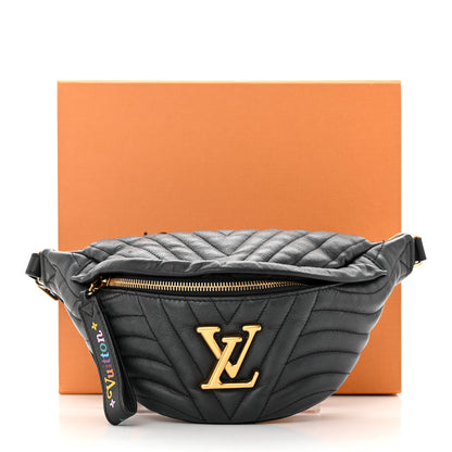 Louis Vuitton Calfskin Quilted New Wave Bumbag Black 14 of 14