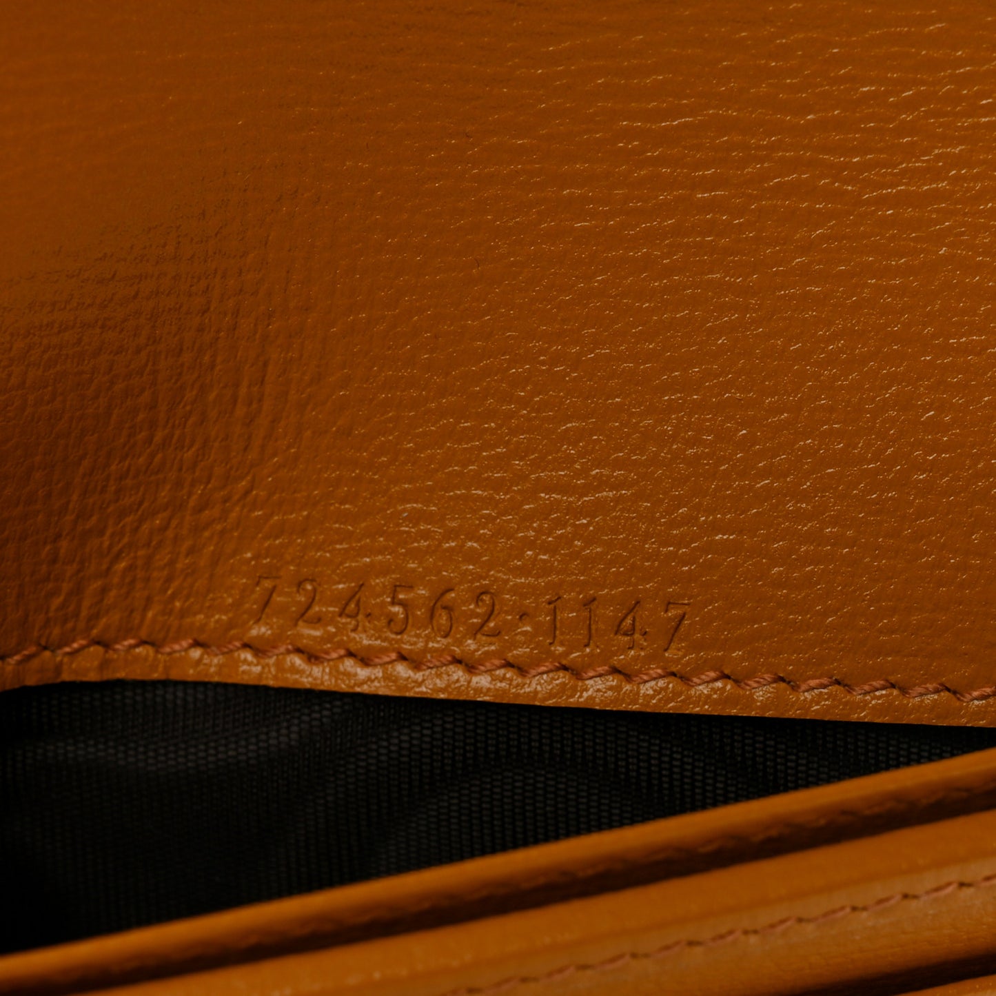 GG Supreme Monogram Textured Calfskin Retro Interlocking G Passport Case Beige Yellow