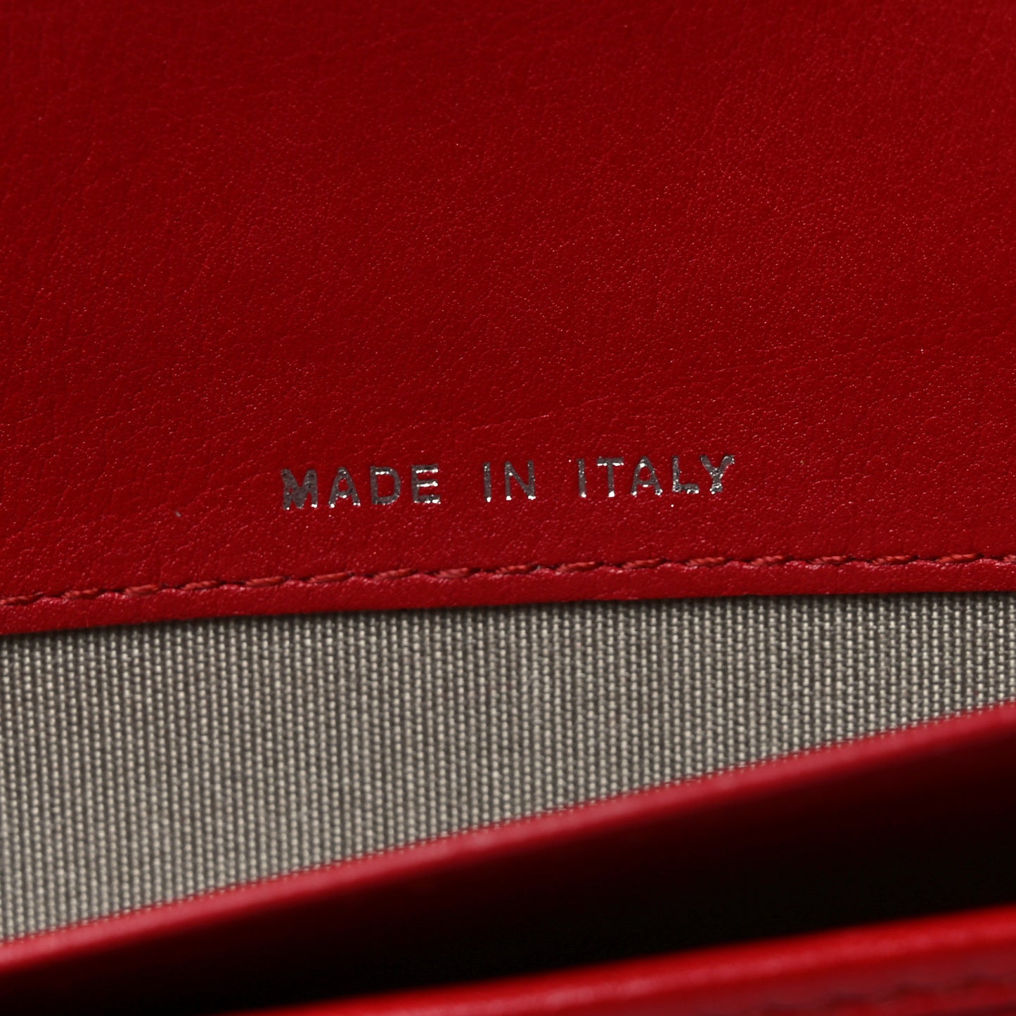 Caviar Large CC Timeless Zip Around Organizer Wallet Red