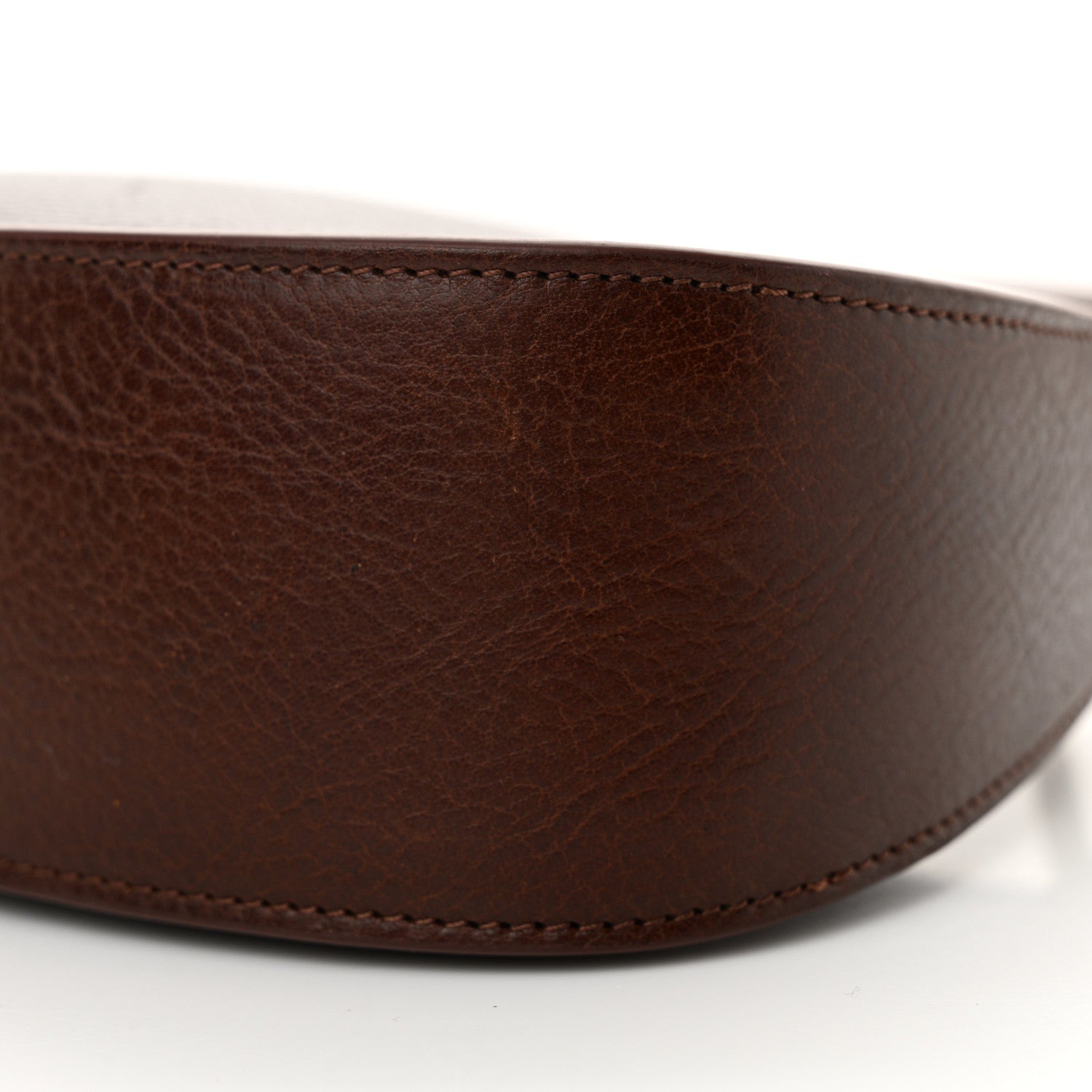 The Row Grained Calfskin Half Moon Shoulder Bag Raisin 9 of 9