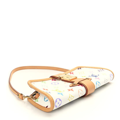 Louis Vuitton Monogram Multicolor Shirley White 3 of 8