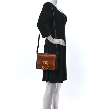 Jimmy Choo Calfskin Madeline Shoulder Bag Brown 2 of 10