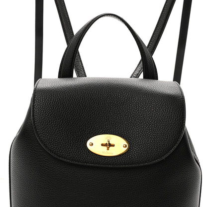 Mulberry Small Classic Grain Calfskin Mini Bayswater Backpack Black 6 of 9